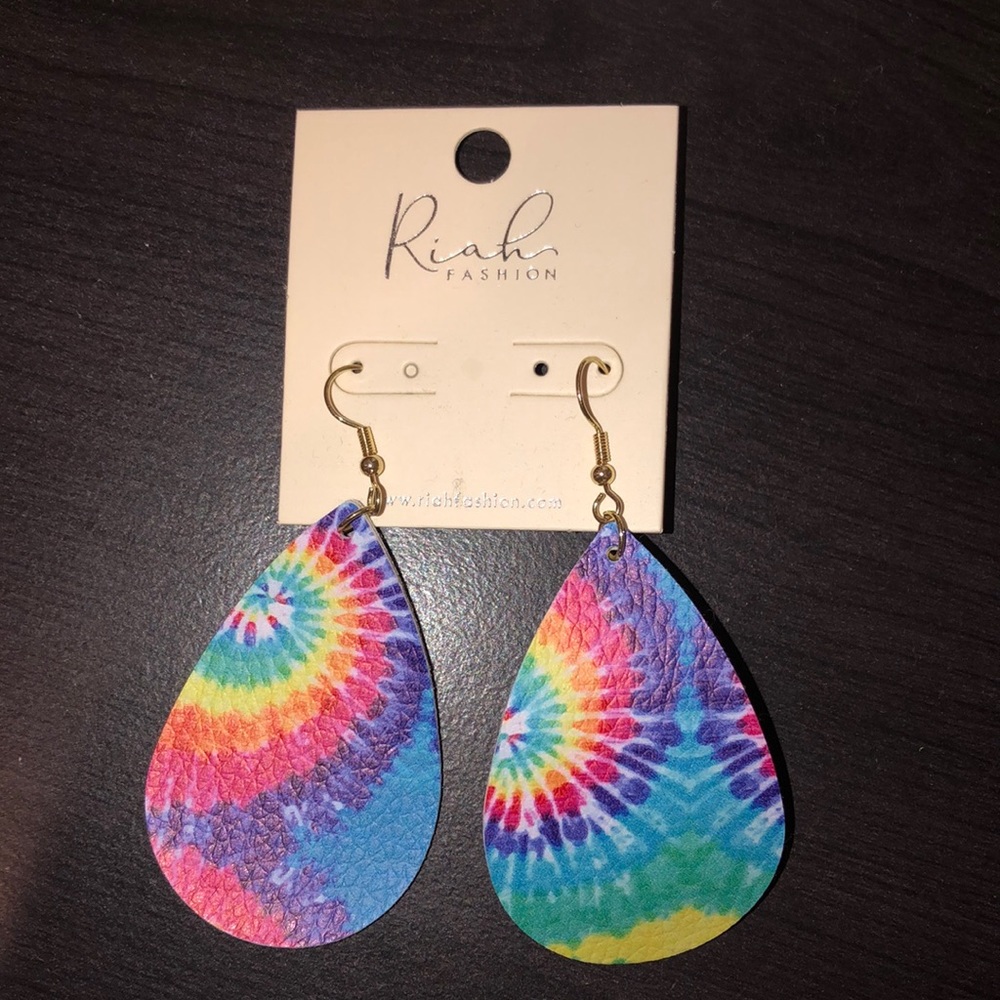 Rush Fashion Tie Dye Earrings